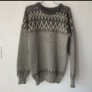 Dale of Norway Fair Isle Wool Pullover Sweater L